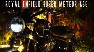 Royal Enfield Super Meteor 650 Walkaround Exhaust Sound | Cinematic Featurette