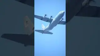 Lockheed Martin C-130J-30 Super Hercules 0312 #Shorts