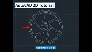 Mechanical Wheel Design Practice | AutoCAD 2D Drawing