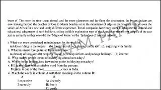 #pseb board final exam class 11th general English paper 10 march 2023