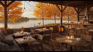 Jazz Relaxing Music at Cozy Cabin Ambience to Study ❄️ Snowfall, Fireplace Sounds for Sleeping 🔥 83