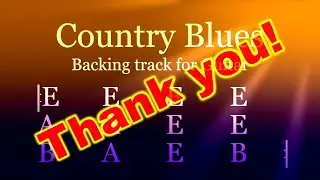 Country Blues in E major, backing track for Guitar, 188bpm. Thank you!