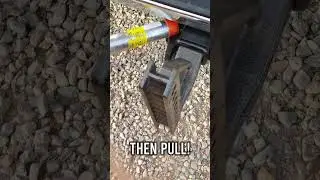Quick fix for stuck hitch lock! No key needed! #rvlife #hitchlock #diy #truck