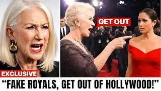 Dame Helen Speaks Out on Meghan at Globes, Crowd Roars as Hollywood Turns on 'Fake Royals'!