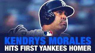 Kendrys Morales hits tape-measure HR with Yankees