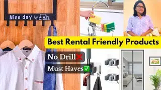 AMAZON Rental Friendly Must Haves |Brilliant Home Organization Idea| No Drilling |Space Saving Ideas