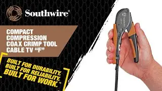 Compact Compression Coax Crimp Tool   Cable TV 