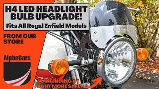 H4 LED Headlight Bulb Upgrade | For Select Royal Enfield & Ural Motorcycles