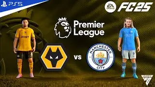 FC 25 - Wolves vs Manchester City ft. Haaland, Cherki, Reijnders - Premier League Match | PS5™ 4K