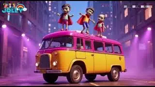 The zombies on the bus |the wheel on the bus go round and round rhymes |@ jollyjigglespoems