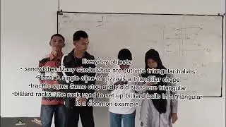 English group assignment presentation about triangles 