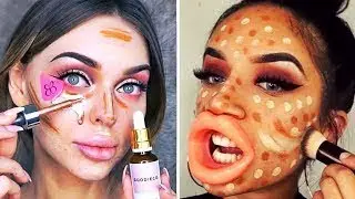 Easy Makeup Tutorial 2017 | Viral Makeup Videos on Instagram | Part 1