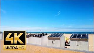 Oostende - Mariakerke, Belgium 🇧🇪 beach Promenade walk - 4K 60FPS