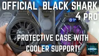 Black Shark 4 and 4 Pro Official Protective Case Review, WITH COOLER Support!