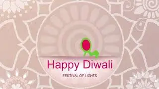Diwali Wishing Animation Card