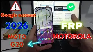 2026 FRP motorola - google account Moto G20