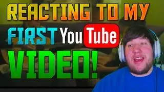 Reacting to My First Ever YouTube Video! (Very Embarrassing 7 Year Old Video)