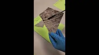 Asbestos testing in different layers of construction materials