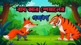 বাঘ আর শেয়ালের প্রতারণা | The deception of the tiger and the fox | bangla story 