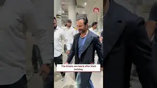#saifalikhan  & #kareenakapoorkhan  Return From Vacation With #taimur  & Jeh | Khans Back In The Bay