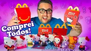 Chegou a Coleção Hello Kitty no McDonald's - COMPREI TODOS!