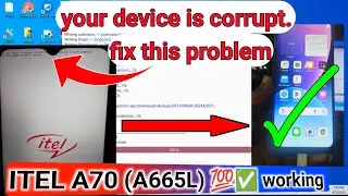your device is corrupt. it can't be trusted and may not work properly, fix 💯 problem ✅ working