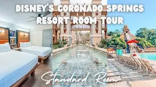 Room Tour of Disney's Coronado Springs Resort- standard room in Cabanas section- moderate resort