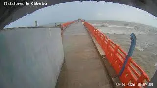 🎥 AO VIVO | Plataforma de Pesca de Cidreira &ndash; Vista para o Mar 🌊