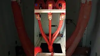 CABLE termination 300mm2 22kv indoor termination fixing Work #termination #electrical #shorts 🔩🪛🛠🎓💡