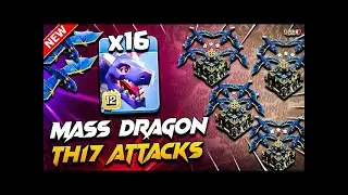 Creat funnel & every th17 3star।। Super strategy and RC walk।। Must try this army।। Dragon & loon।।