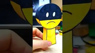 I made Sprunki Globy Pyramixed Paper Craft #sprunki #incredibox #incrediboxsprunki