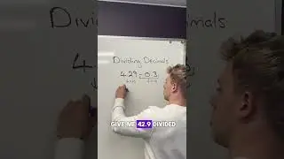 Dividing Decimals without a Calculator -#maths #gcse #tutor #decimals #division