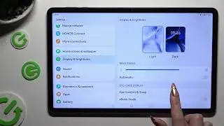 How to Turn On / Off Auto Brightness on HONOR PAD X9? Manage Display / Screen Brightness!