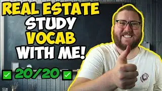 2025 Real Estate Vocabulary - CONTRACTS (20 Words)