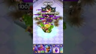 4 Witches Vs Barbarian King Snake Bracelet | Clash of Clans | #shorts #coc #shortsfeed