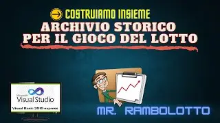 Come creare archivio per il gioco del lotto
