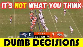 The DUMBEST Field Goal in AFC Championship HISTORY | Dumb Decisions | Patriots at Broncos (2025)