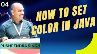 How to Set Color and Font Size in Java By Pushpendra Singh @explorebypushpendra