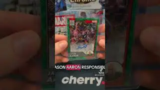 TOP 5 🔥 CARDS from 2025 Topps Chrome Marvel | Superfractor Throg + Spidey! #marvelcards #toppschrome
