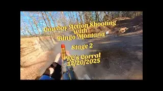 Cowboy Action Shooting with Bingo Montana - KC's Corral 12/25/2025 #shorts #blackpowder #gunfighter