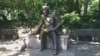 Hans Christian Andersen Statue In Central Park New York