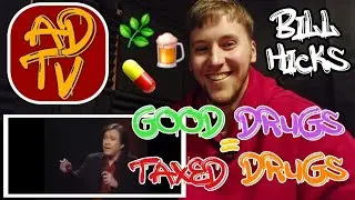 ADTV Reaction to Bill Hicks Good Drugs Coincidentally Taxed Drugs #billhicks#comedyvideoreaction