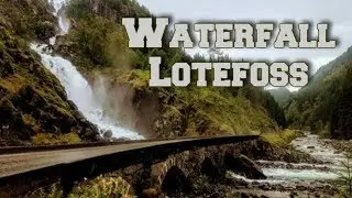 Scandinavia - Latefossen Waterfall NORWAY | Drone 4k