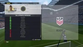 FIFA 17 ULTIMATE TEAM TOTS 92 RATED ALEX SANDRO IN GAME STATS