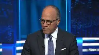 Lester Holt Signs Off 'NBC Nightly News'