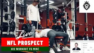 NFL PROSPECT : HIS WORKOUT VS MINE : ZACH DAVIDSON