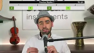 How to understand a basic drum tab notated rhythm | Darbuka/Doumbek Lesson