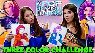 KPOP  Demon Hunters 3 Color Challenge!