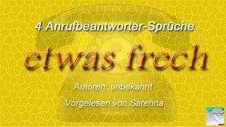 Anrufbeantworter Sprüche - etwas frech
