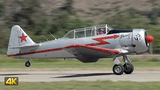 Harvard Mark IV C-FSPC 'Pussycat II' landing at the Oliver Airport in BC 🇨🇦